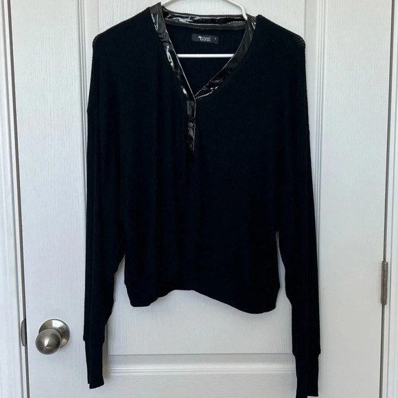 NWOT Michael Lauren Revolve Ribbed Long Sleeve Top Sweater Size Small - Picture 2 of 14